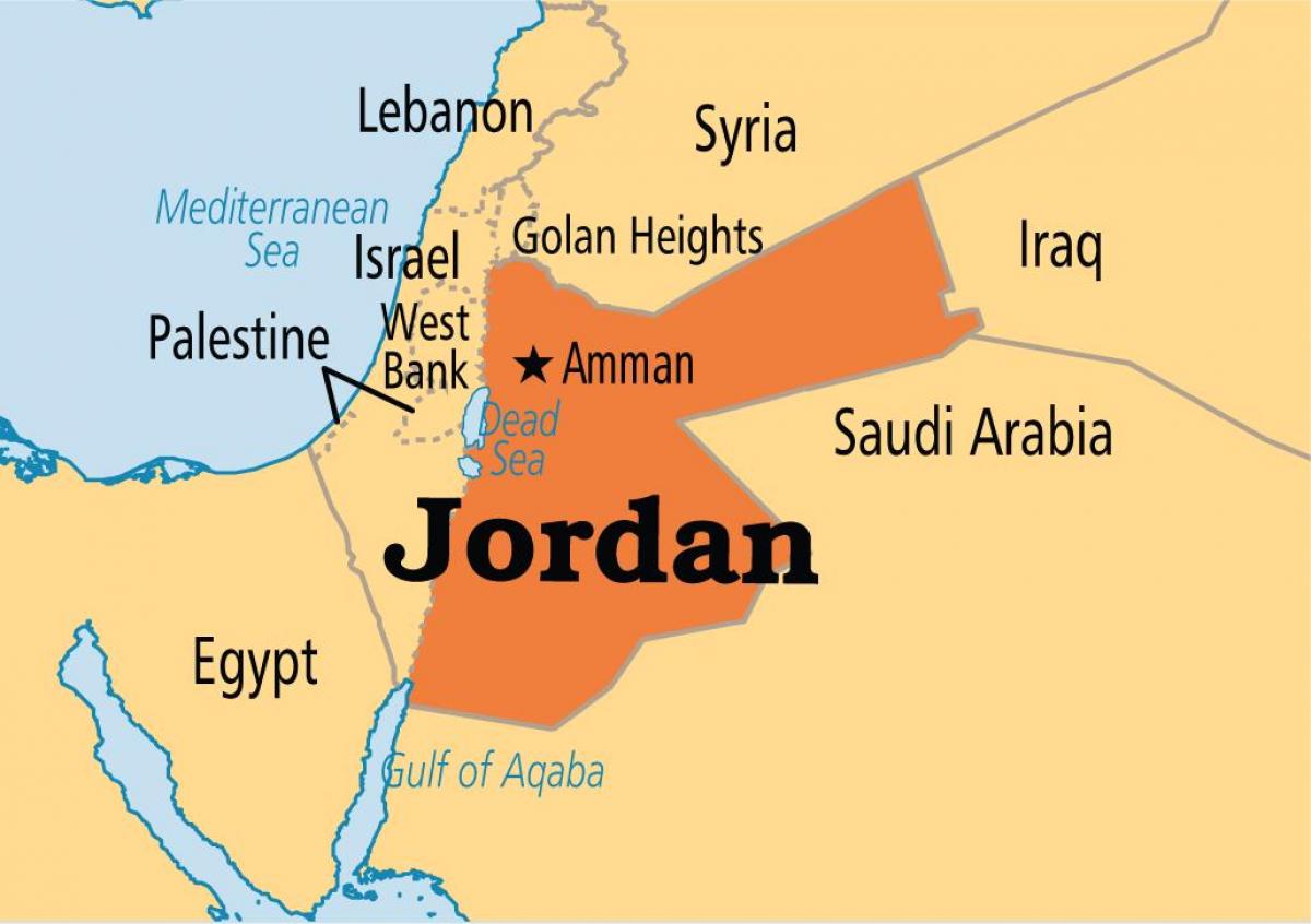 Jordan map location